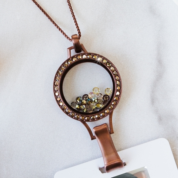 Origami Owl - The Chocolate Lanyard Living Locket - Picture 1 of 1